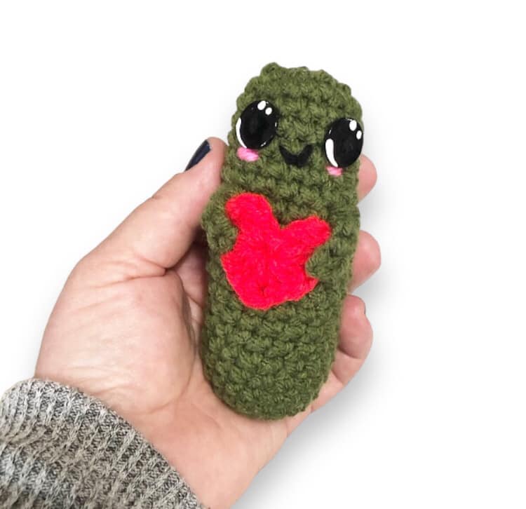 Free Emotional Support Pickle Pattern