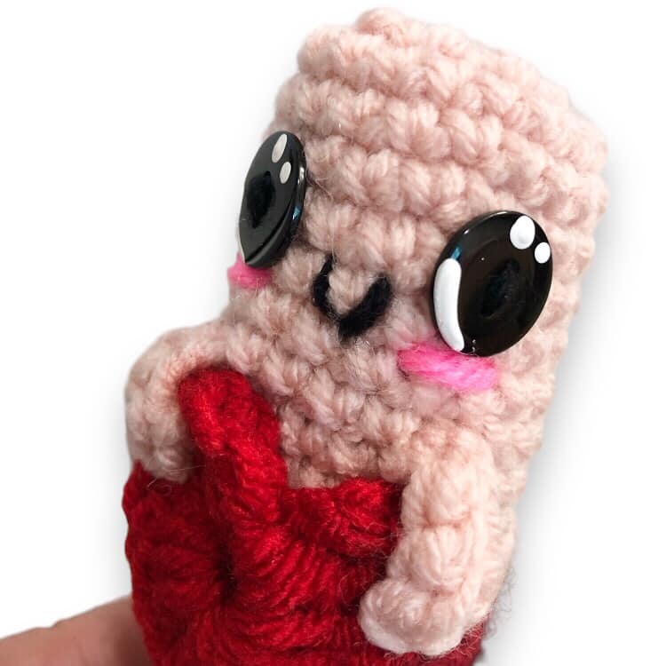 Emotional Support Worm Pattern