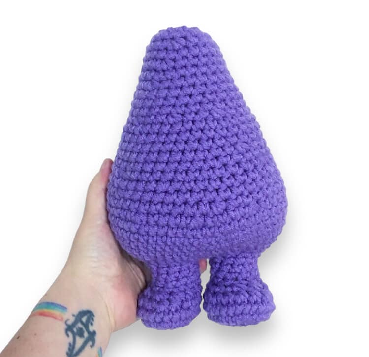 Grimace + Bonus Mets Hat Pattern