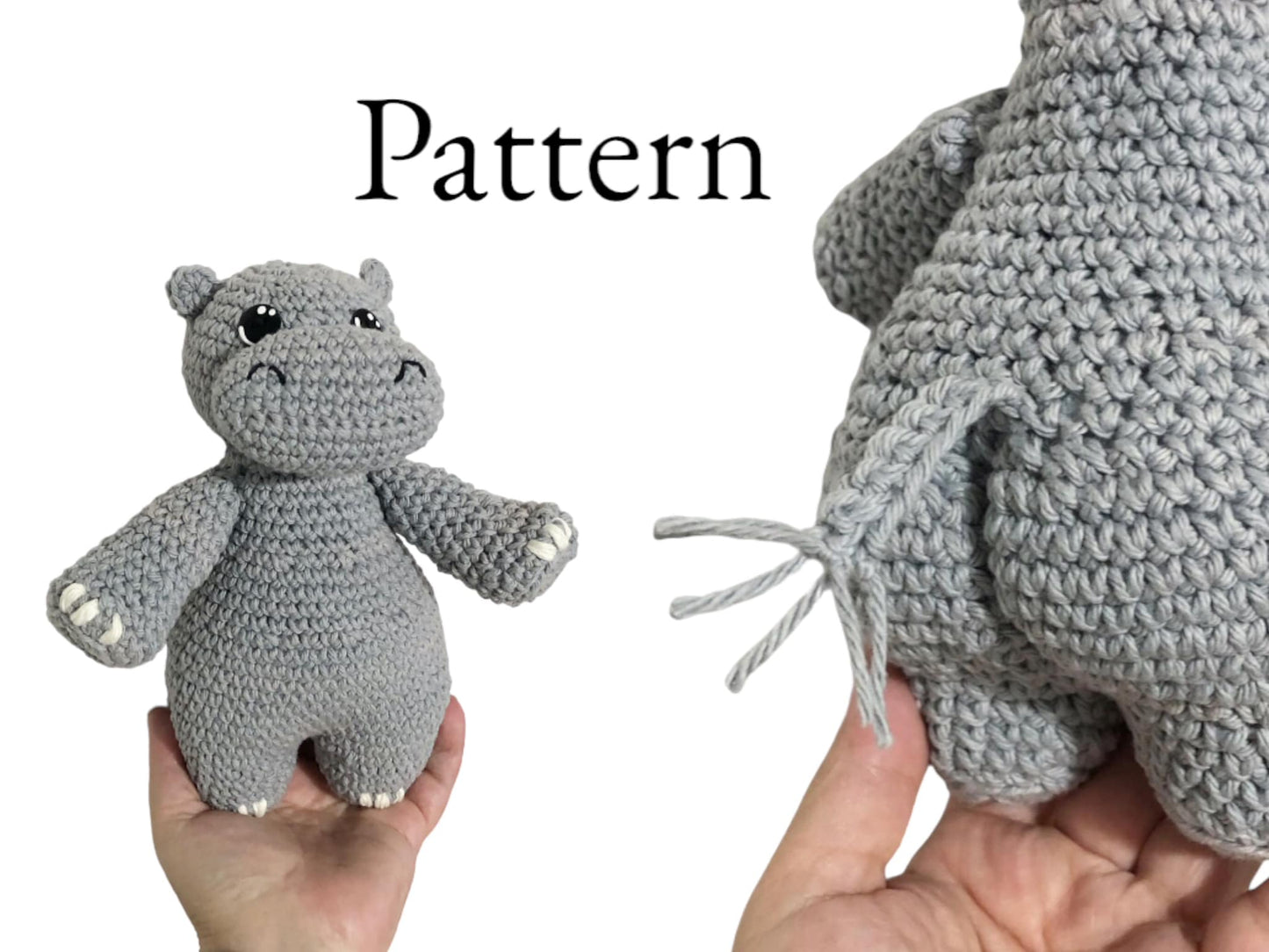 Hippo with Bubble Butt Pattern