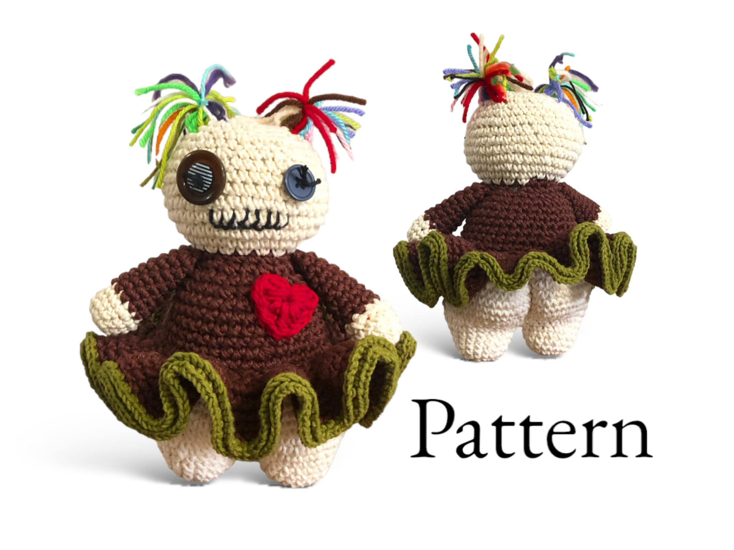 Voodoo Doll with Bubble Butt Pattern