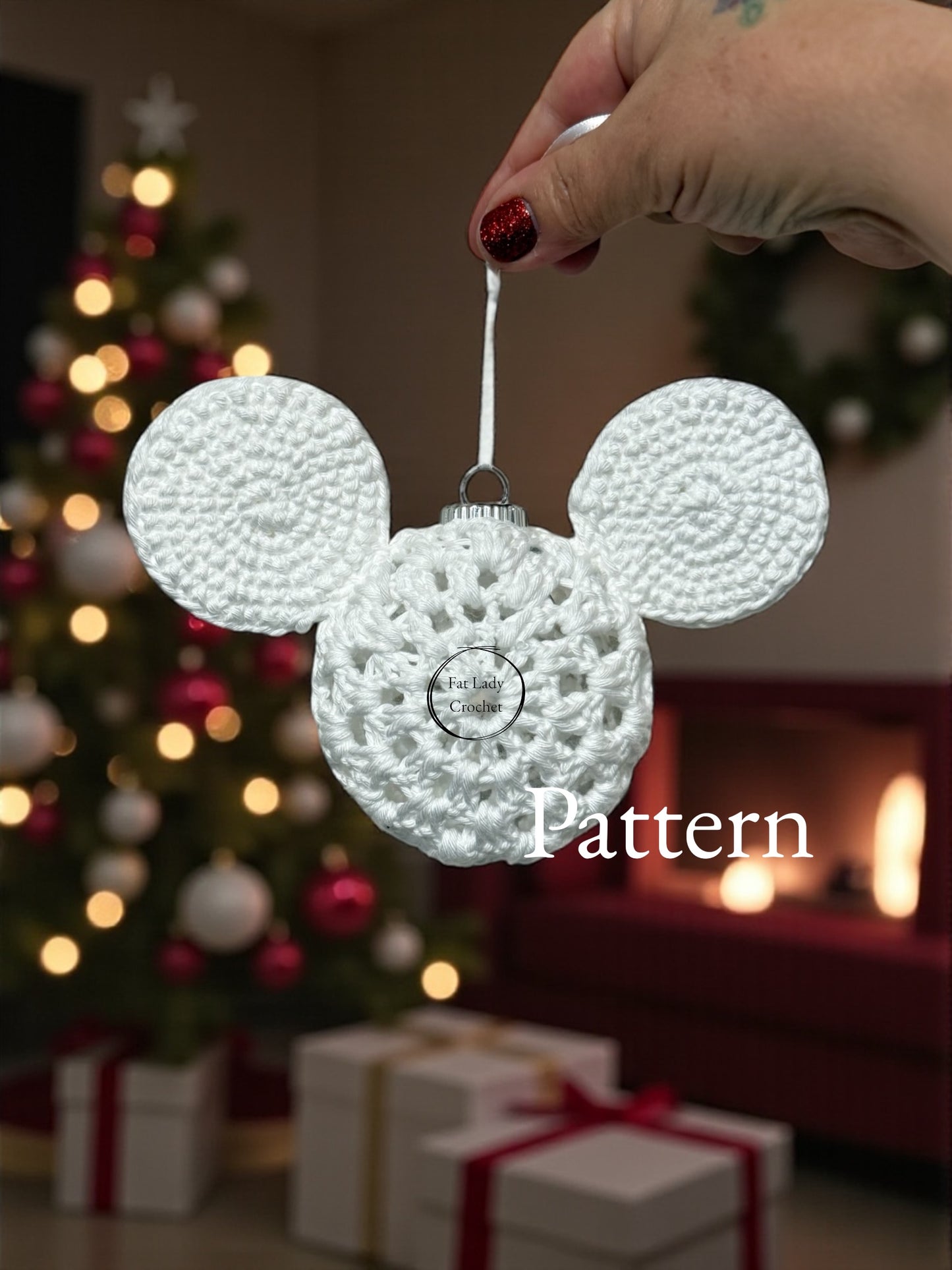 Merry Mickey Ornament Pattern