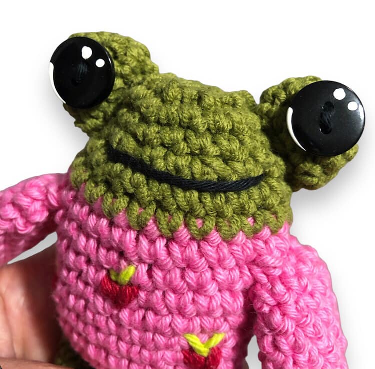 Strawberry Frog Pattern