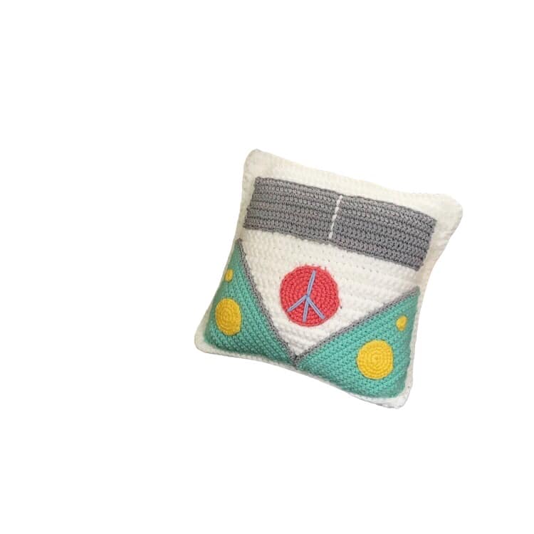 Peace Van Cushion Pattern