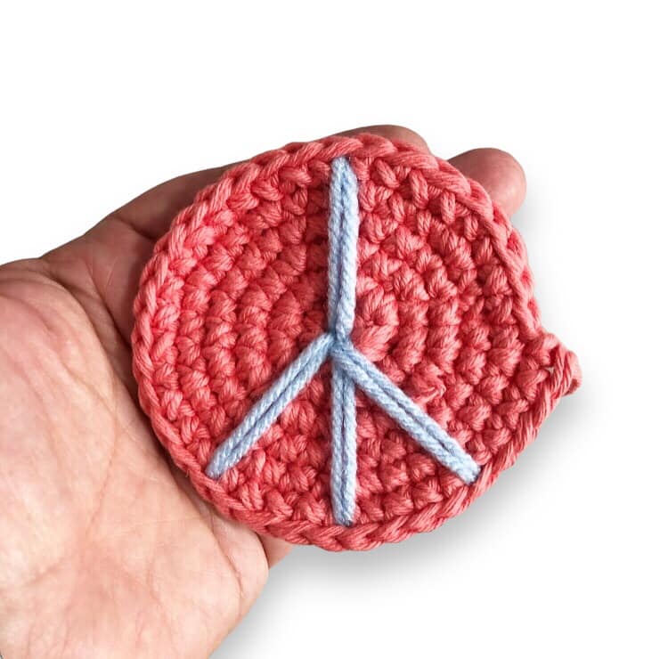 Peace Van Cushion Pattern