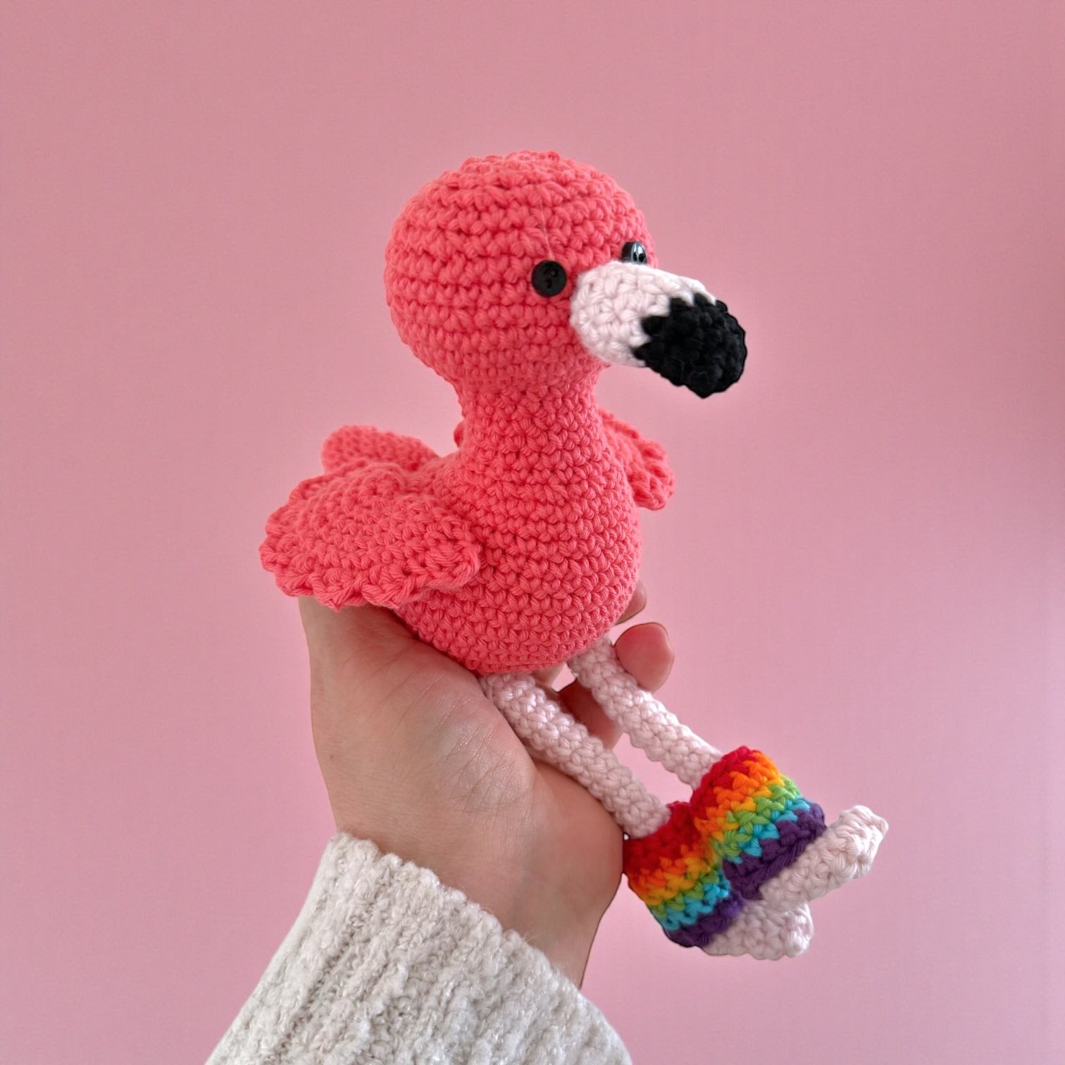 Flashdance Flamingo – fatladycrochet