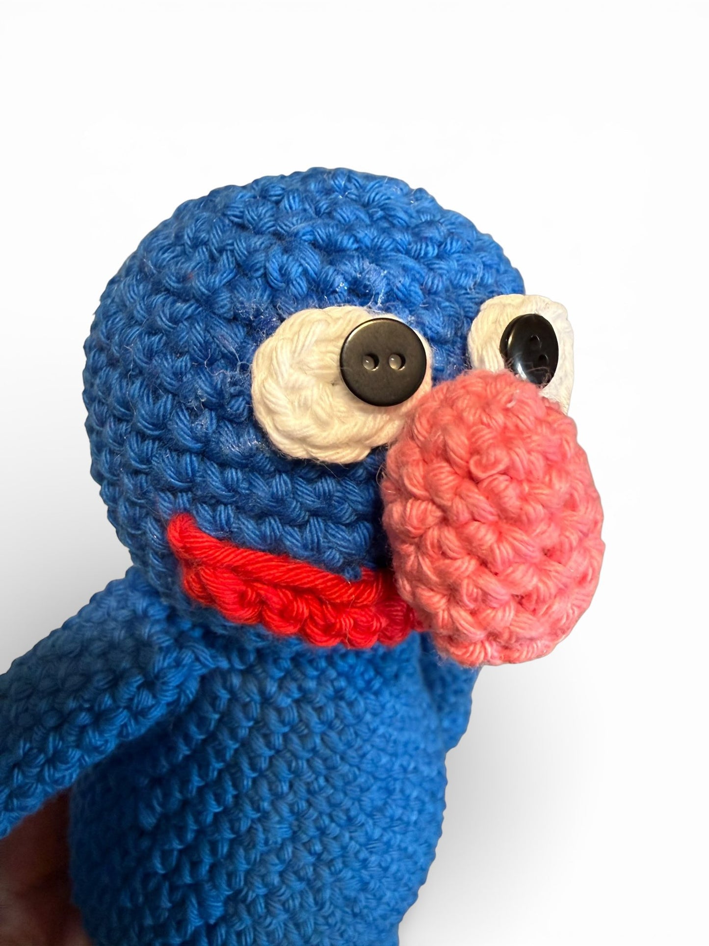 Grover with Super Grover Suit Crochet Pattern