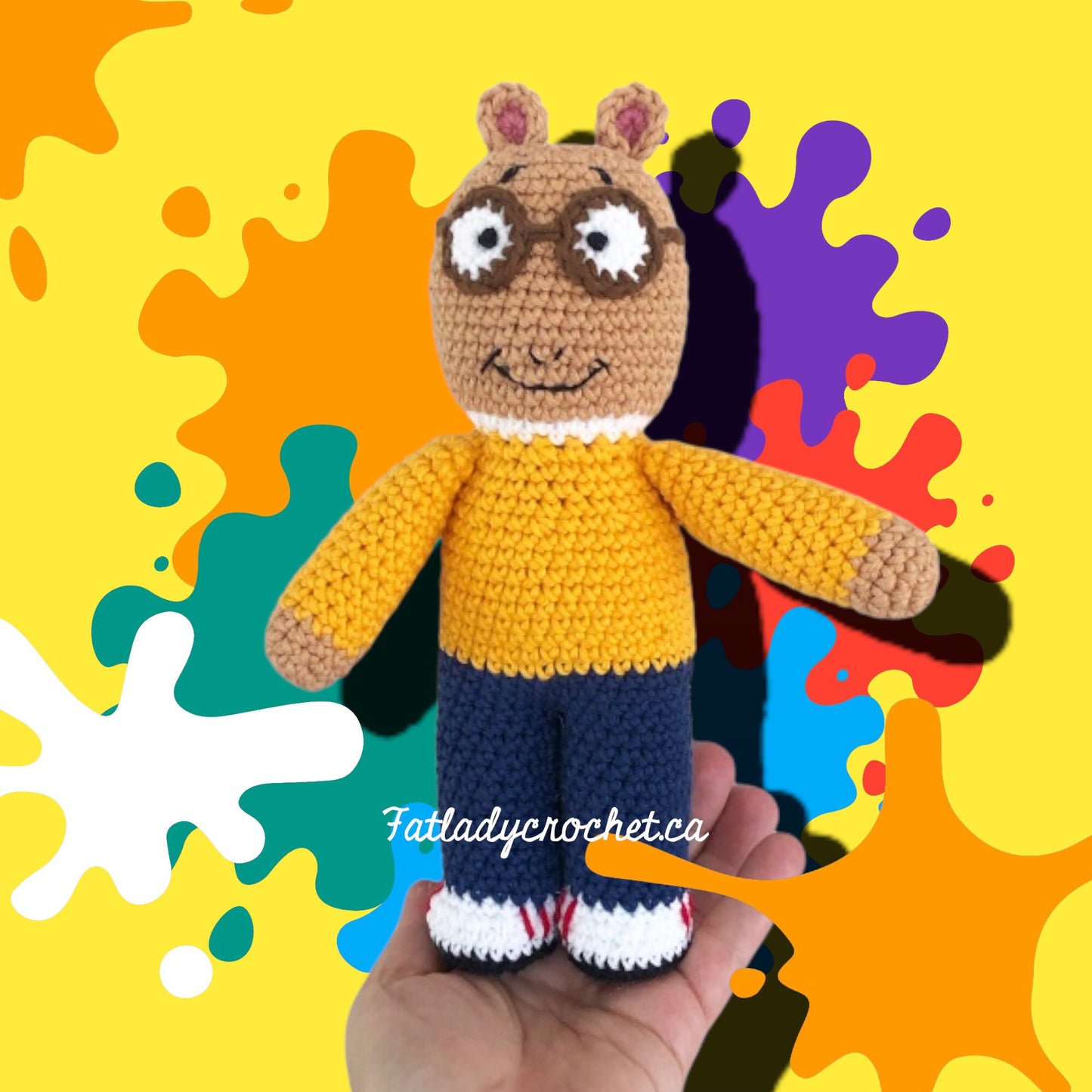Crochet Arthur Aardvark Pattern