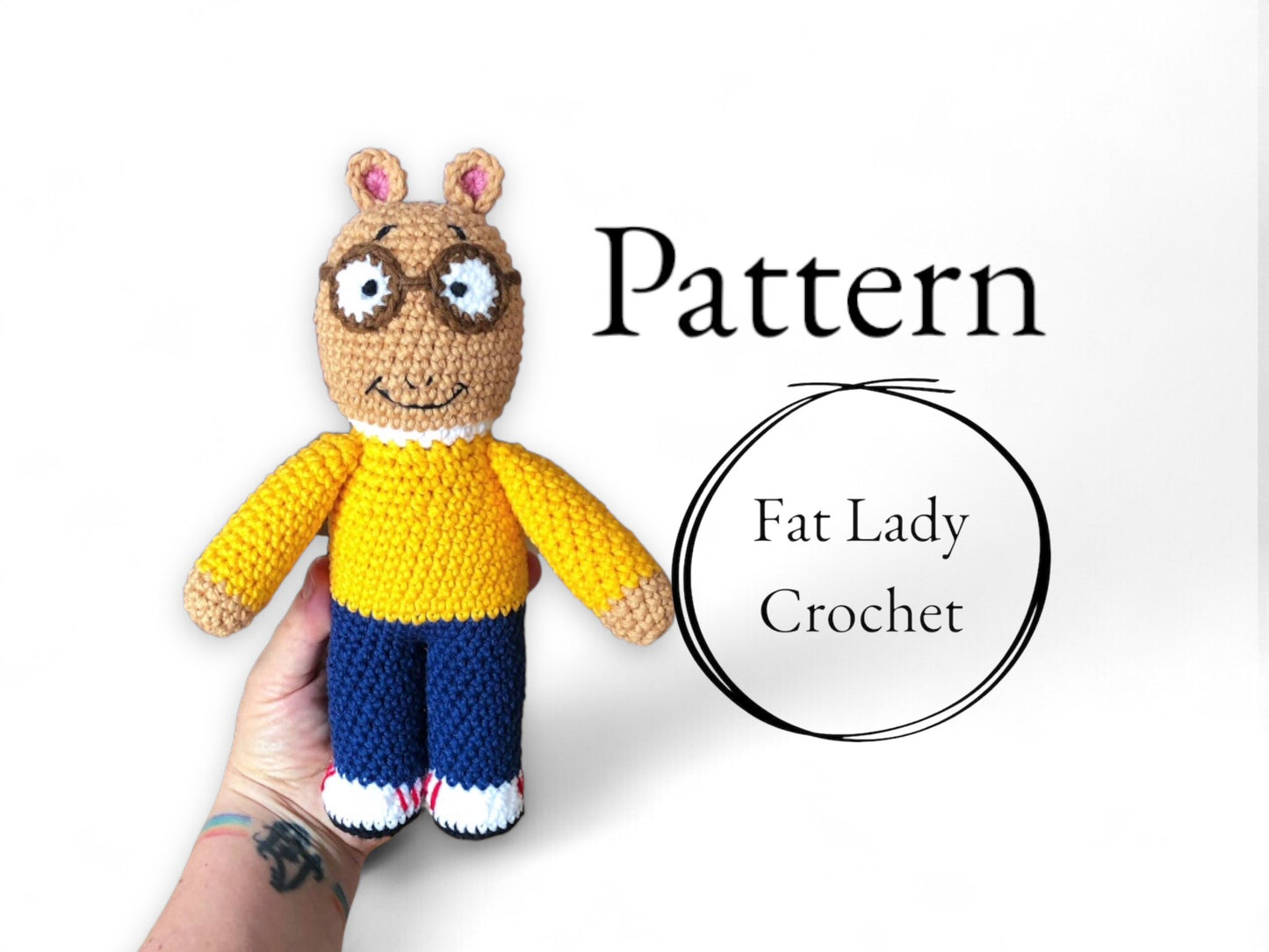 Arthur Aardvark Crochet Pattern