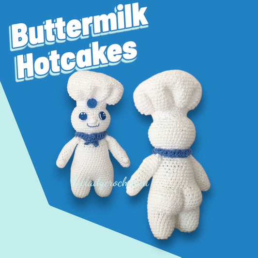 Bubble Butt crochet pillsbury doughboy pattern product poster