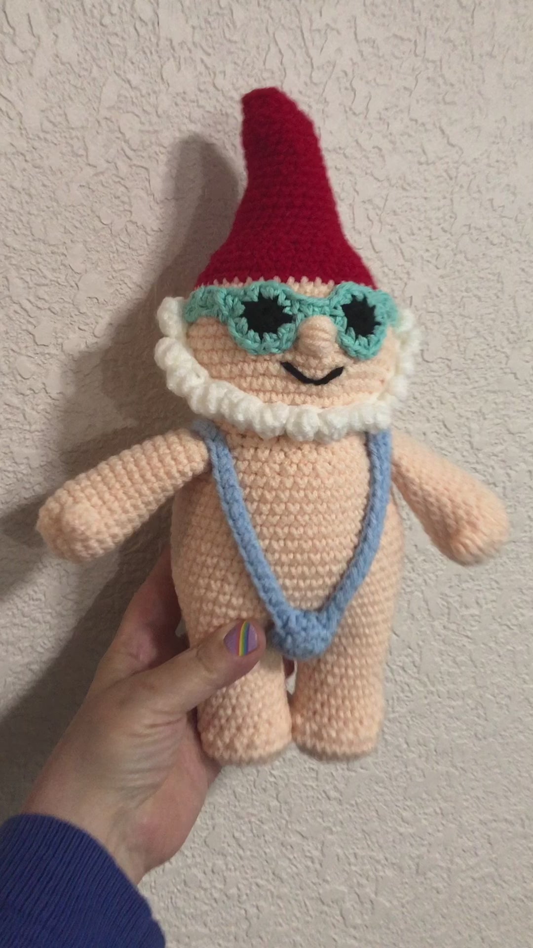 An eight second video advertising the mankini gnome.