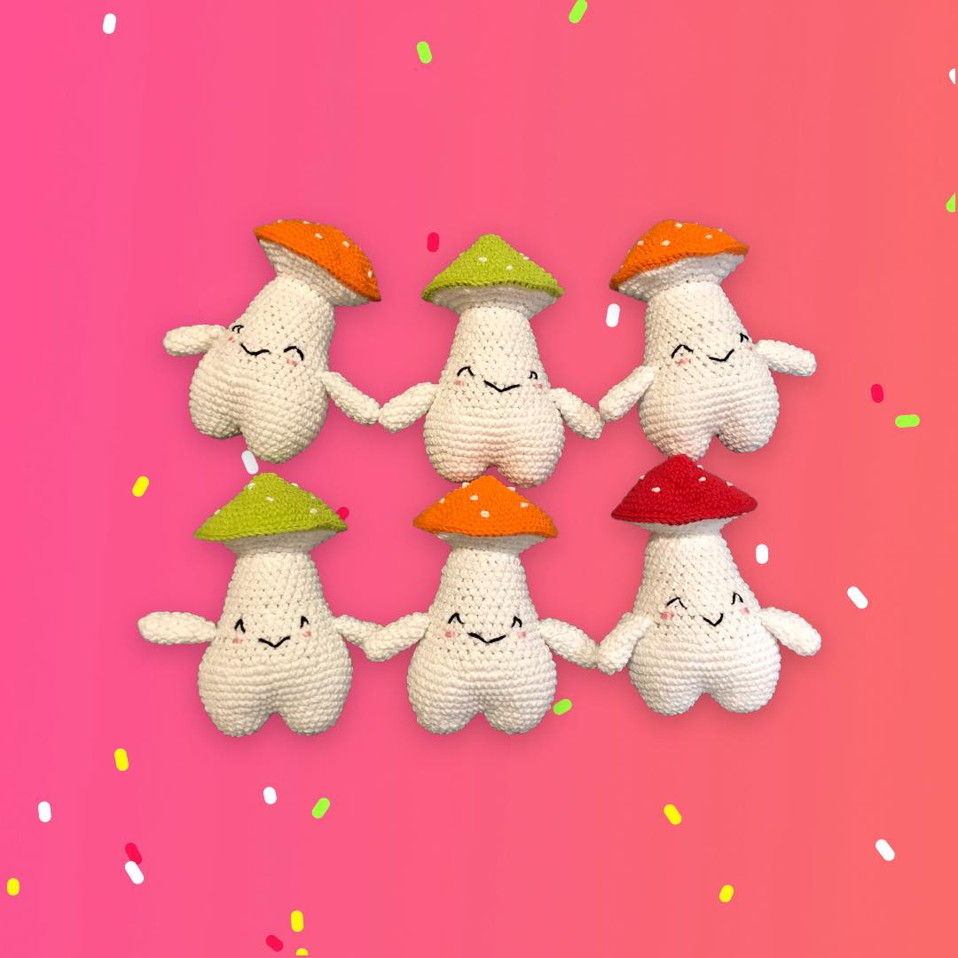 Mushroom Man Pattern