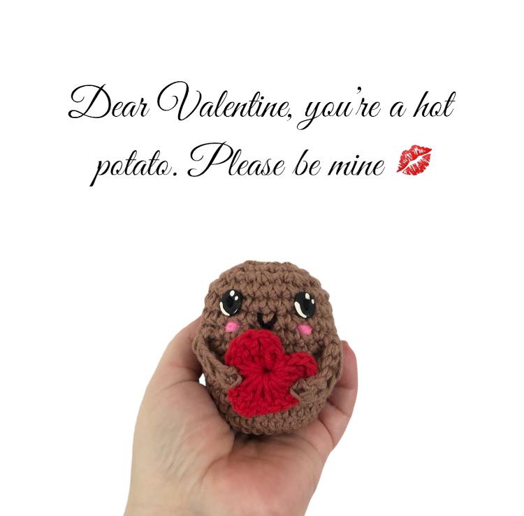 Free Emotional Support Potato Pattern