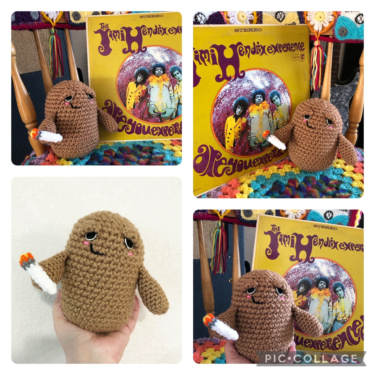 crochet baked potato