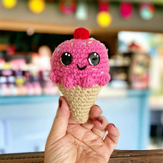 Summer's Coming Ice Cream Amigurumi Free Pattern