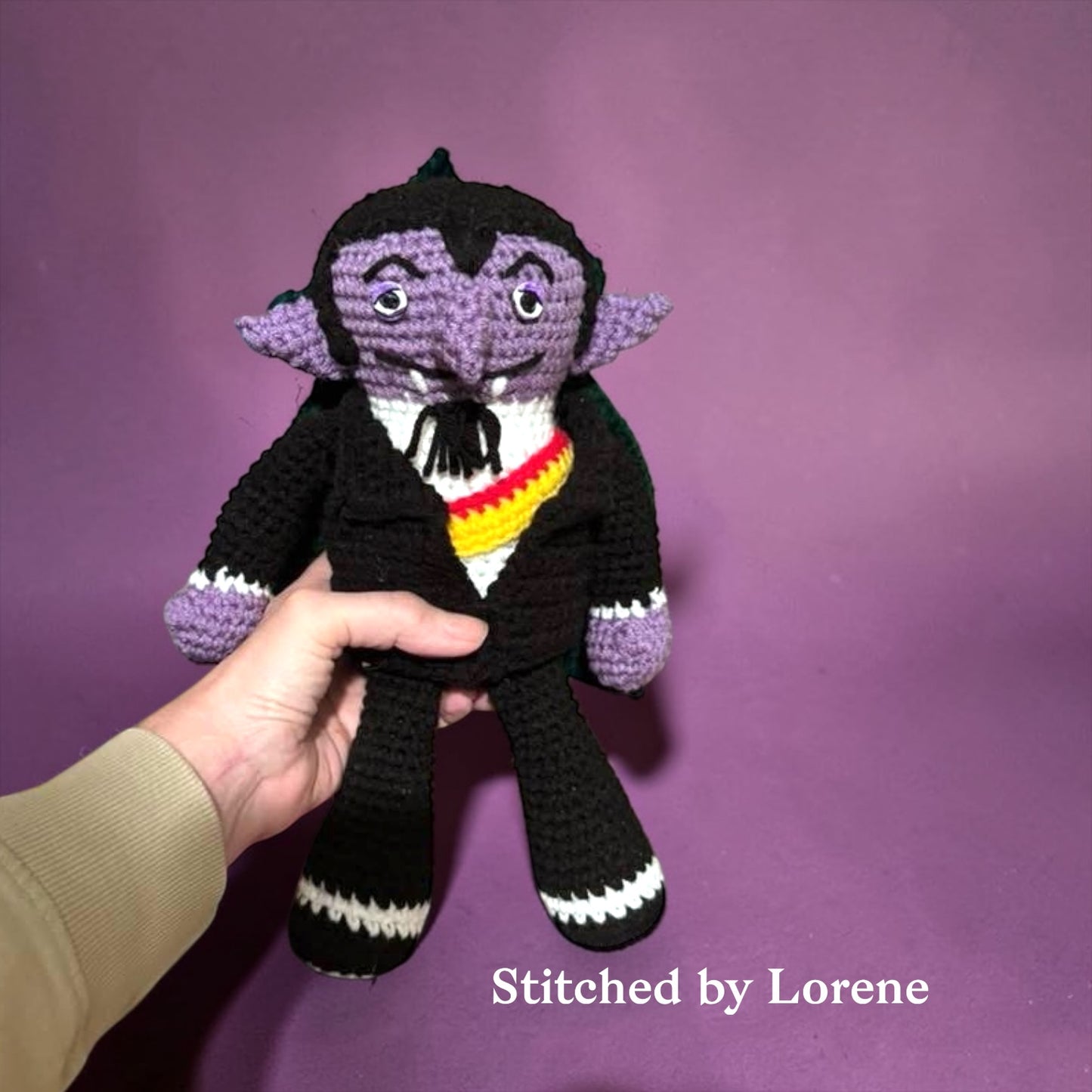 Regal Vampire Character Crochet Pattern
