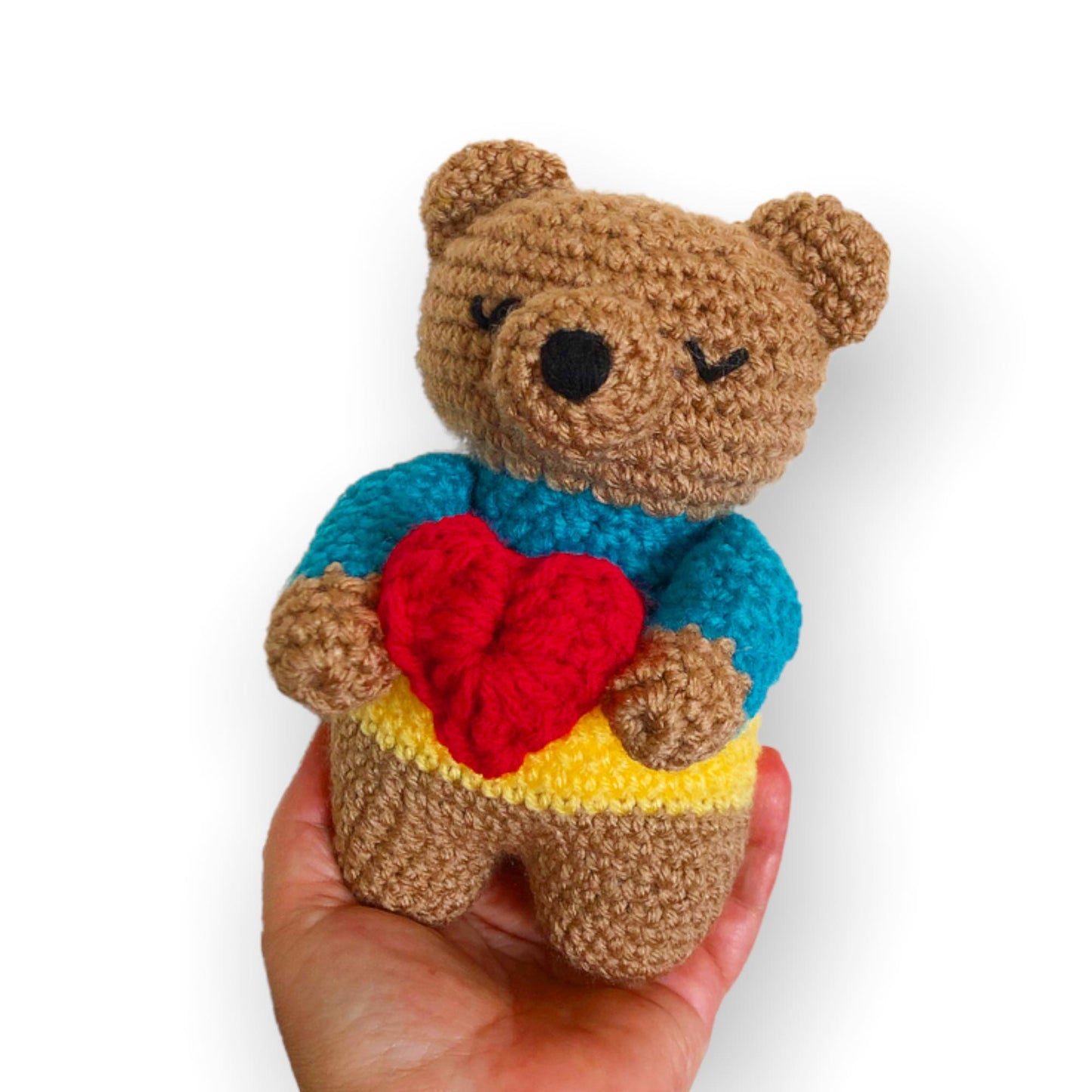 Ukraine Bear Fundraiser Crochet Pattern