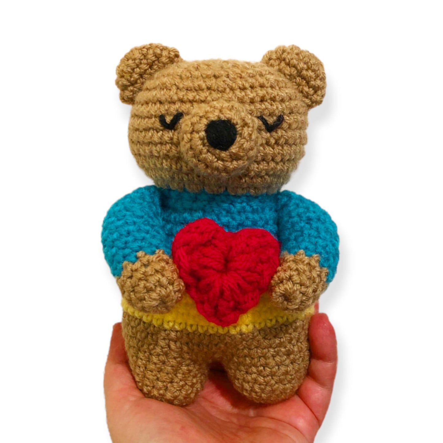 Ukraine Bear Fundraiser Crochet Pattern