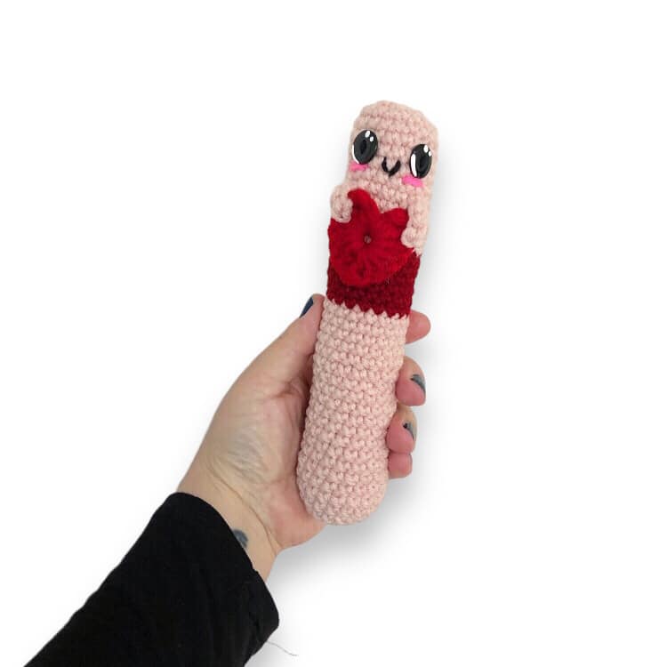 PATTERN: Crochet Emotional Support Worm