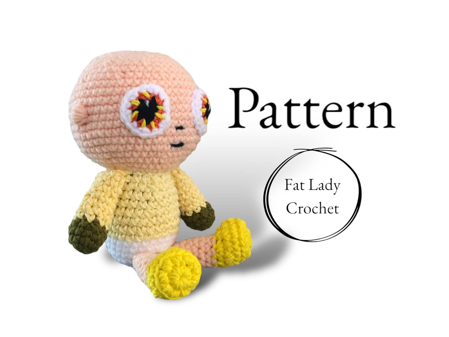 PATTERN: Crochet Baby in Yellow