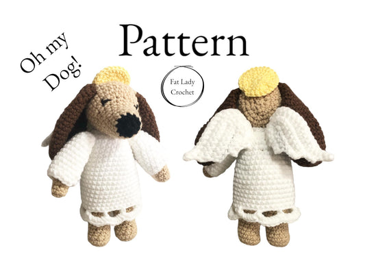 PATTERN: Crochet Angel Pup, Oh my Dog!