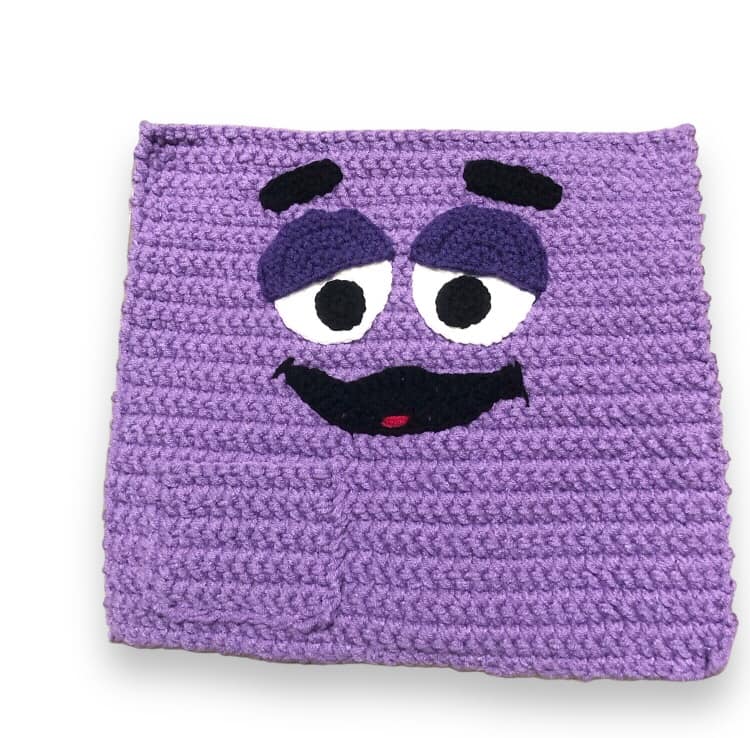 PATTERN: Crochet Grimace Cushion and Grimace Doll PDF