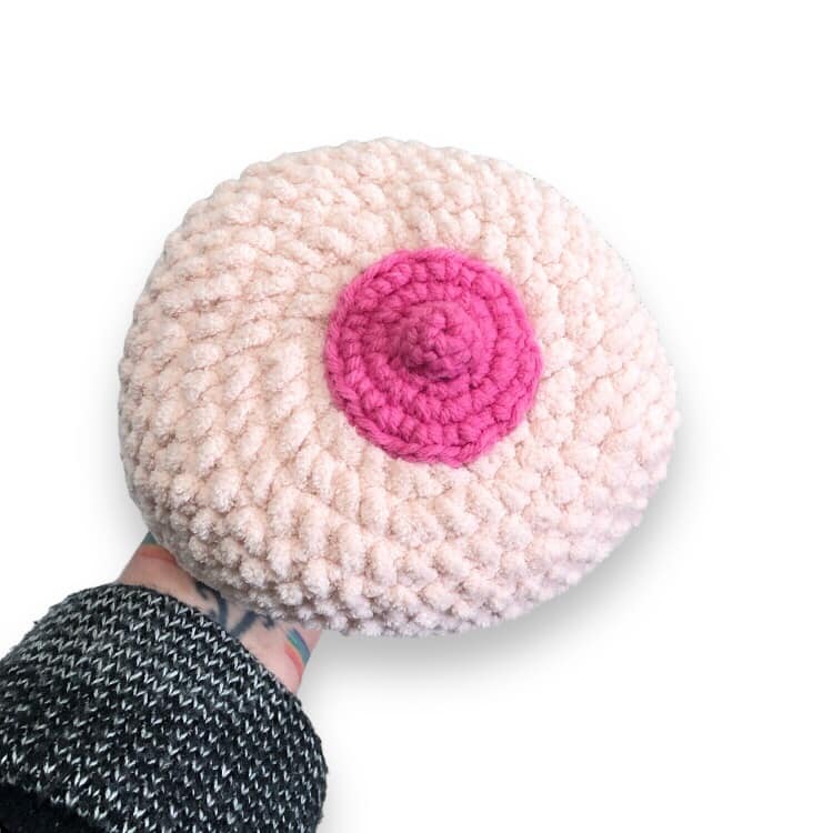 PATTERN: Crochet Boobies Cushion PDF