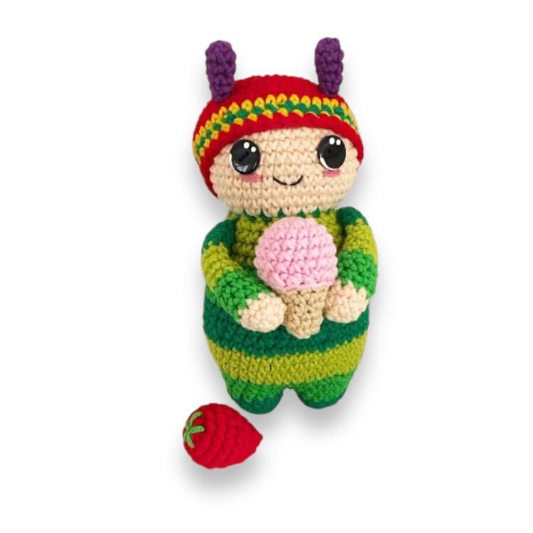 Caterpillar Doodle Pattern