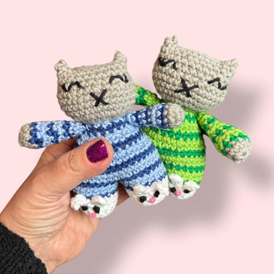 The Cat's Pajamas (with bunny slippers!)