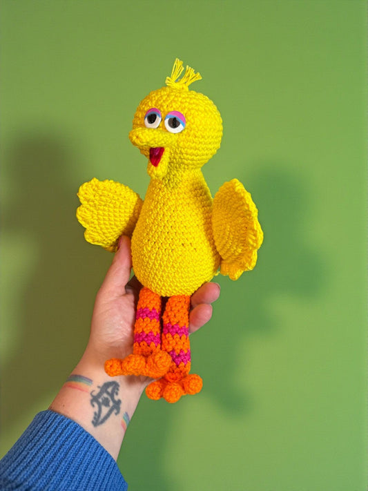 Big Bird Crochet Pattern – Advanced Amigurumi PDF