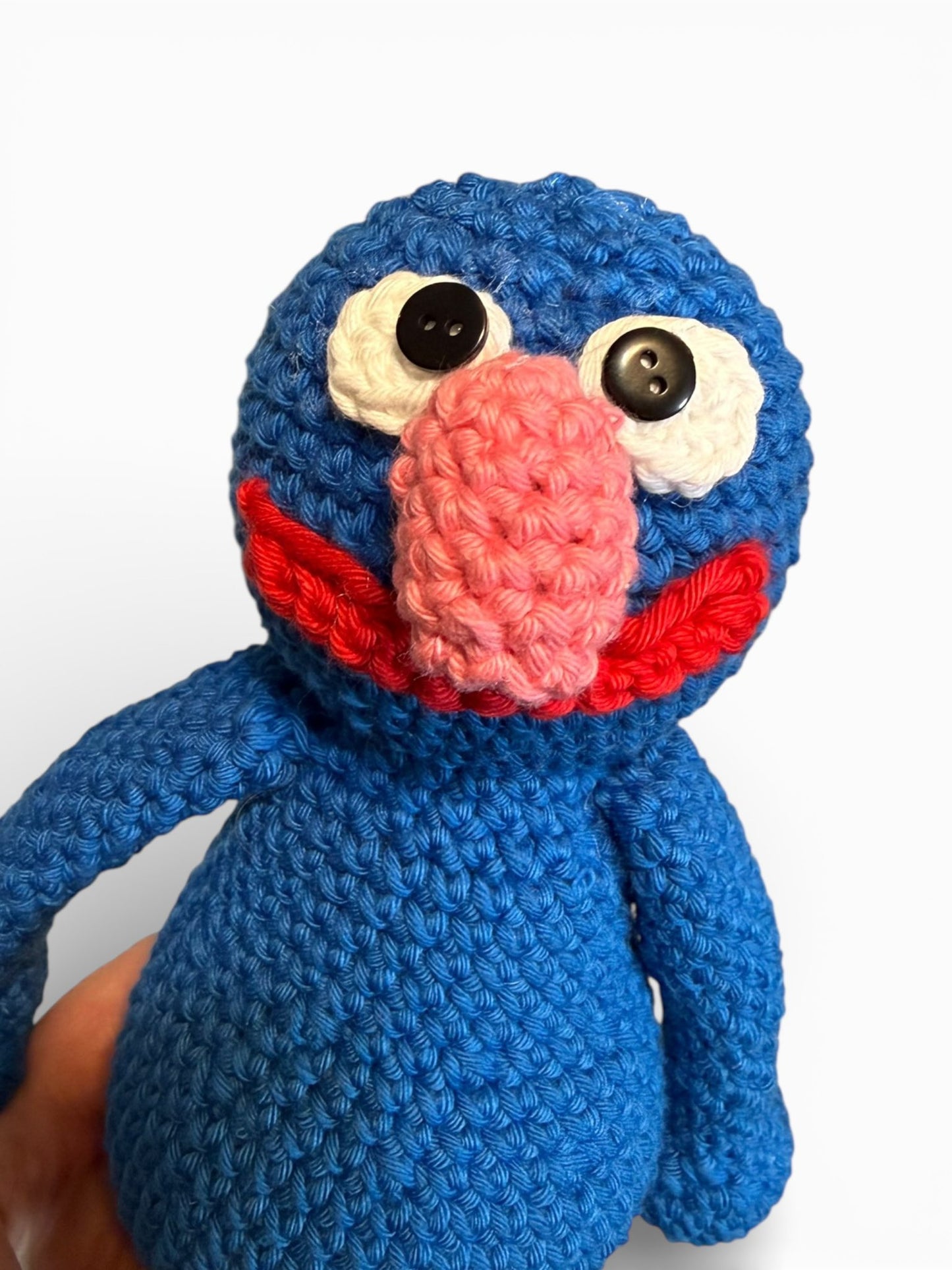 Grover with Super Grover Suit Crochet Pattern