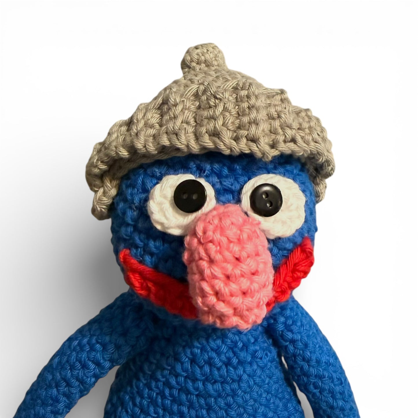 Grover with Super Grover Suit Crochet Pattern