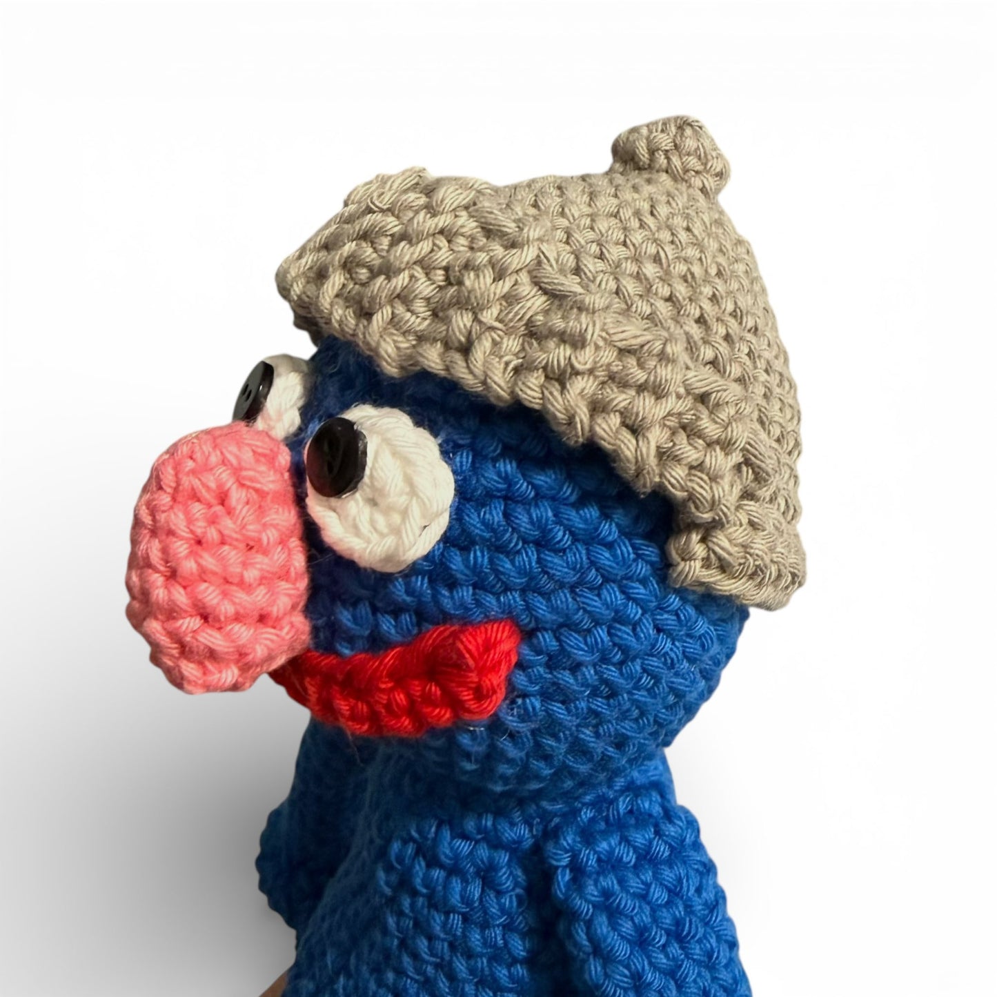 Grover with Super Grover Suit Crochet Pattern