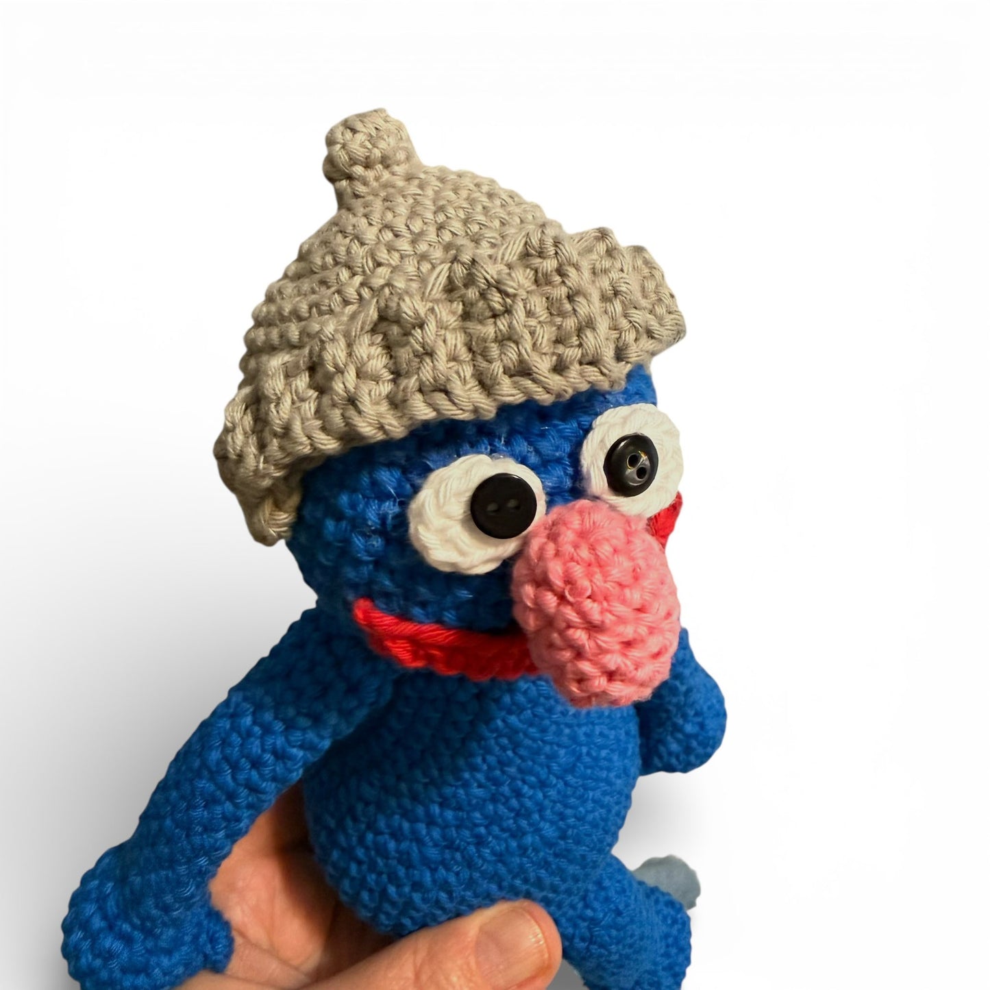 Grover with Super Grover Suit Crochet Pattern