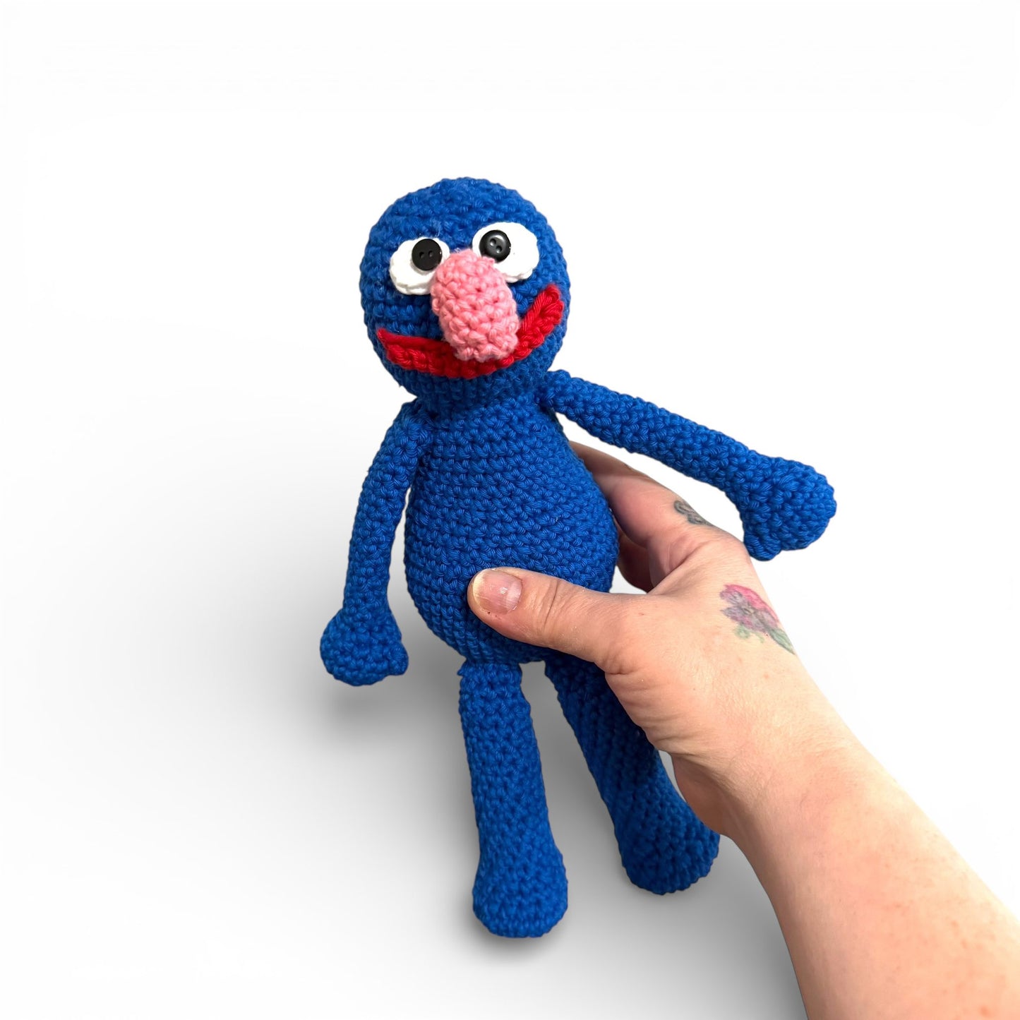 Grover with Super Grover Suit Crochet Pattern