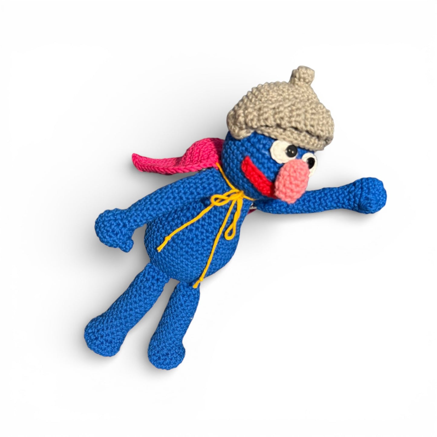 Grover with Super Grover Suit Crochet Pattern