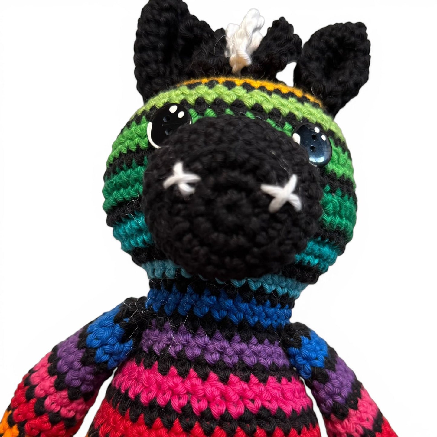 Skittlez the Rainbow Zebra