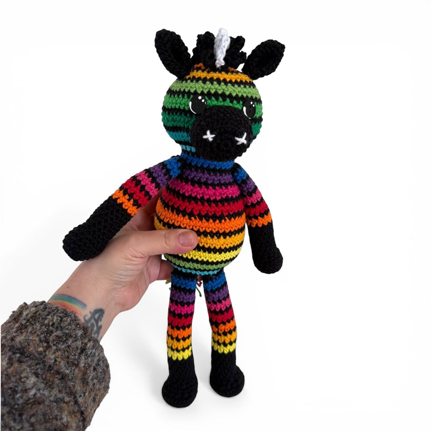 Skittlez the Rainbow Zebra