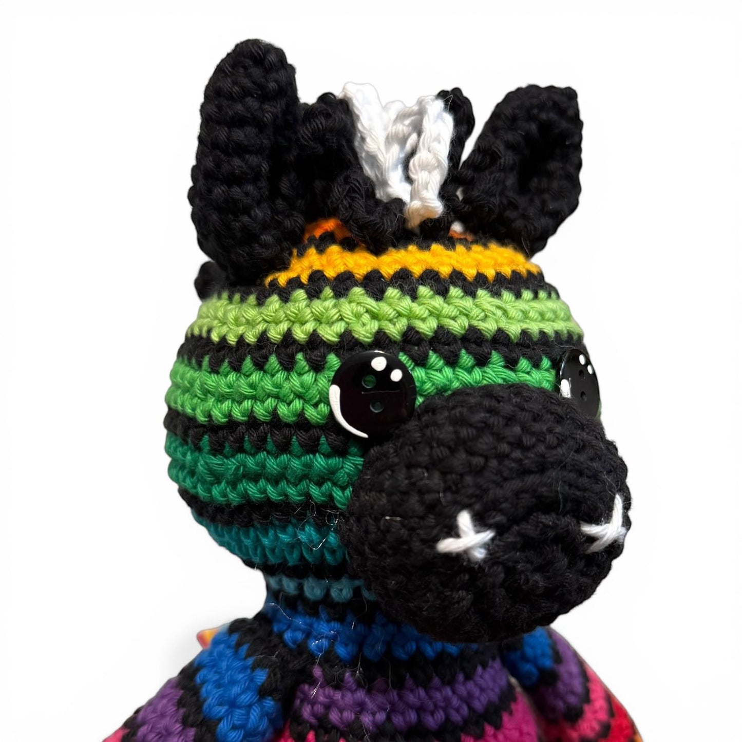 Skittlez the Rainbow Zebra