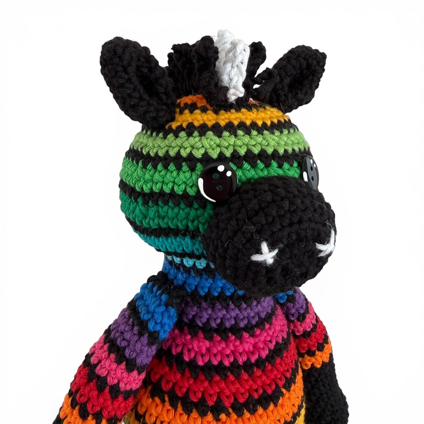 Skittlez the Rainbow Zebra