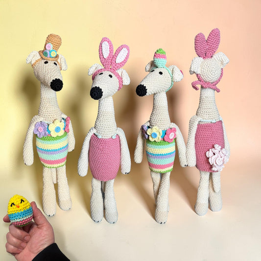 Long Dog Spring & Easter Outfit Add-on Pattern Pack