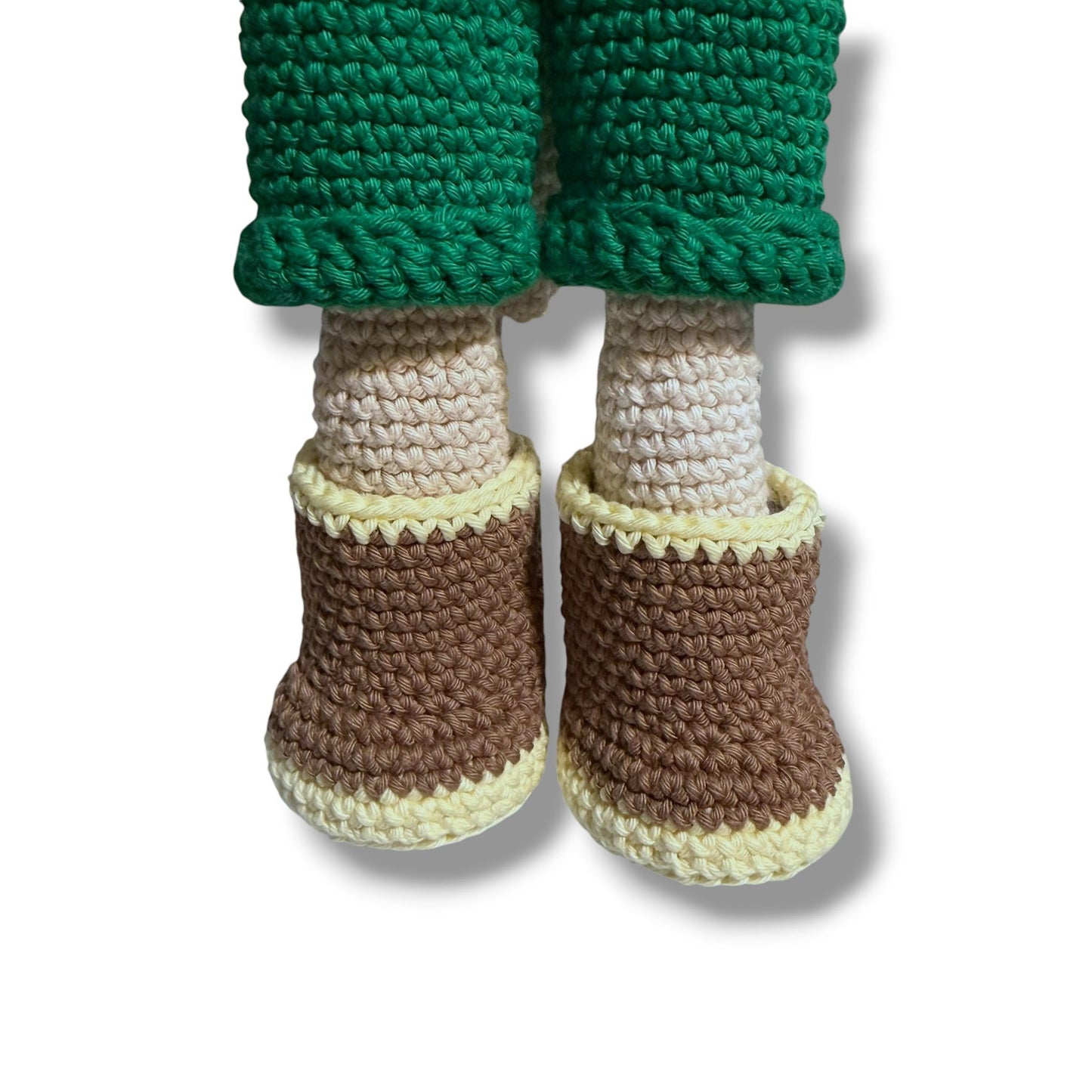 Long Dog Spring Gardening Suit and Stan the Worm Crochet Pattern Add-On