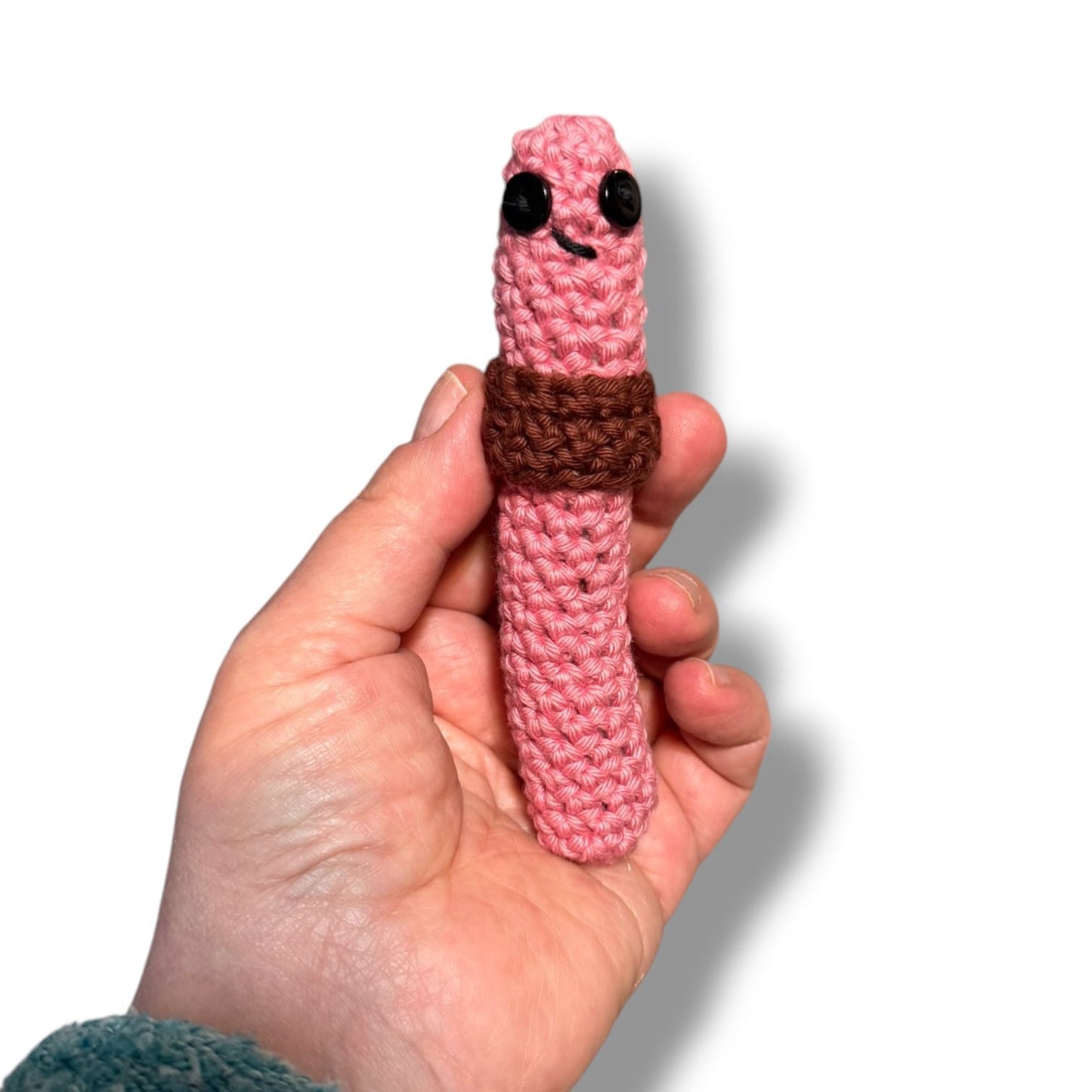 Long Dog Spring Gardening Suit and Stan the Worm Crochet Pattern Add-On