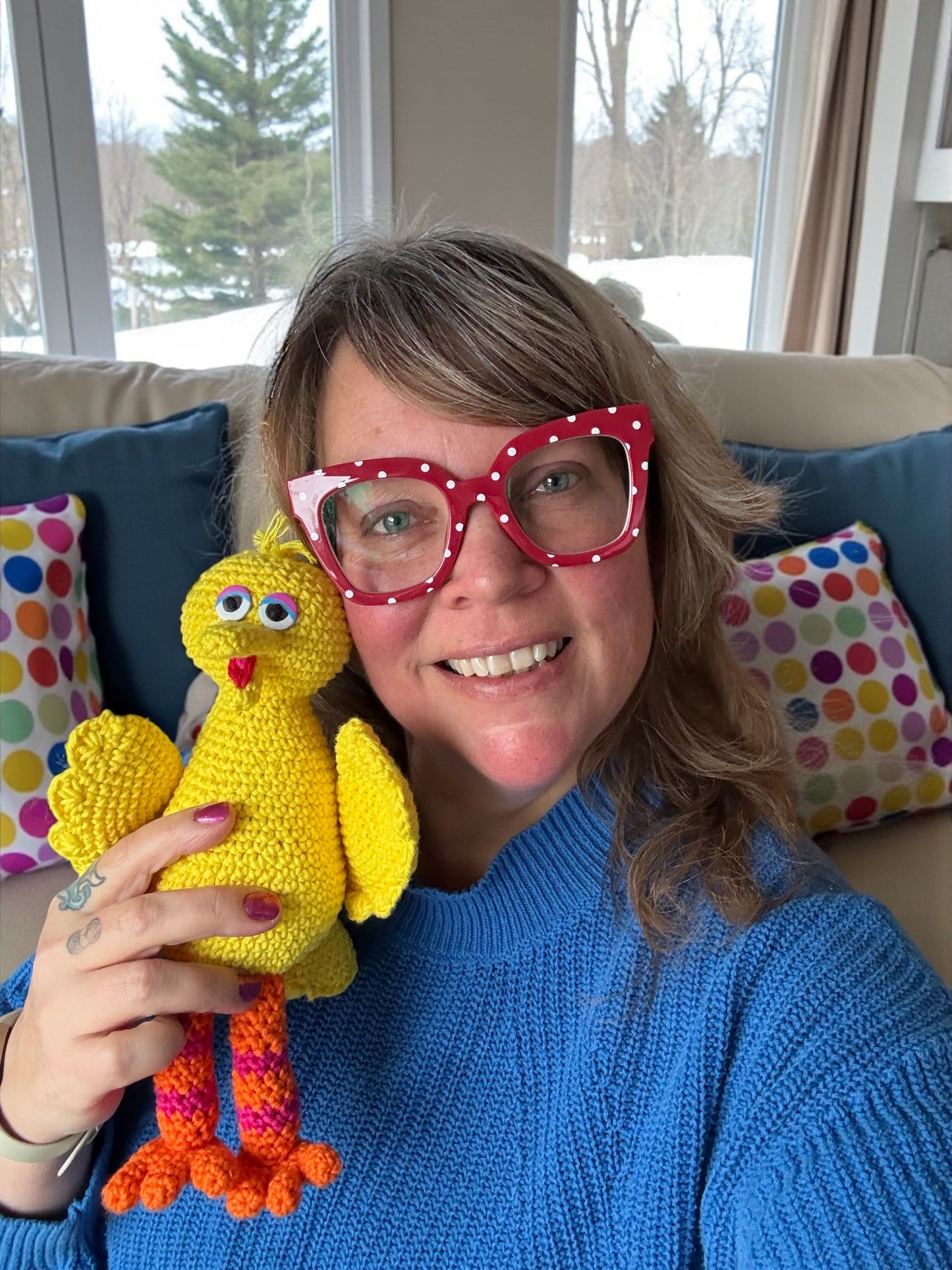 Big Bird Crochet Pattern (Advanced)