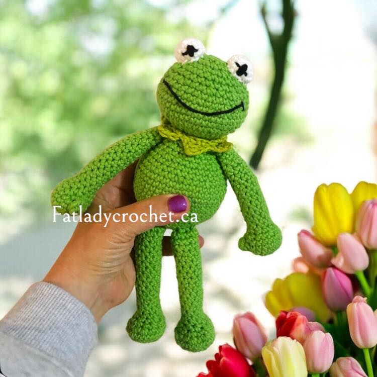 classic Kermit the Frog Crochet Pattern