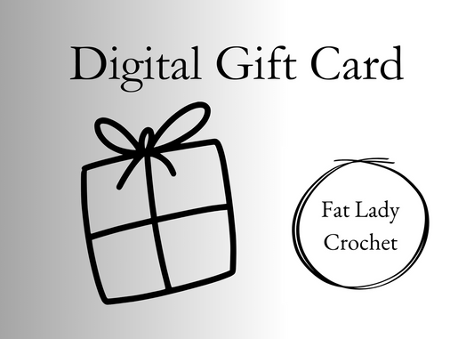 Fat Lady Crochet Pattern Gift Card