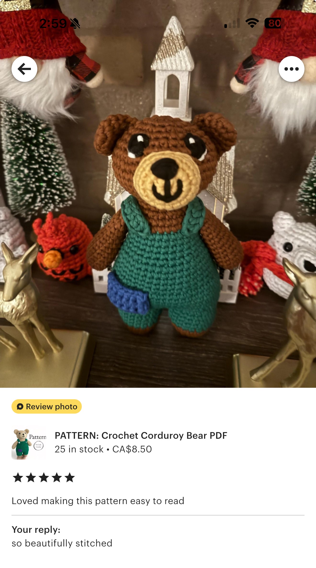 Corduroy Bear