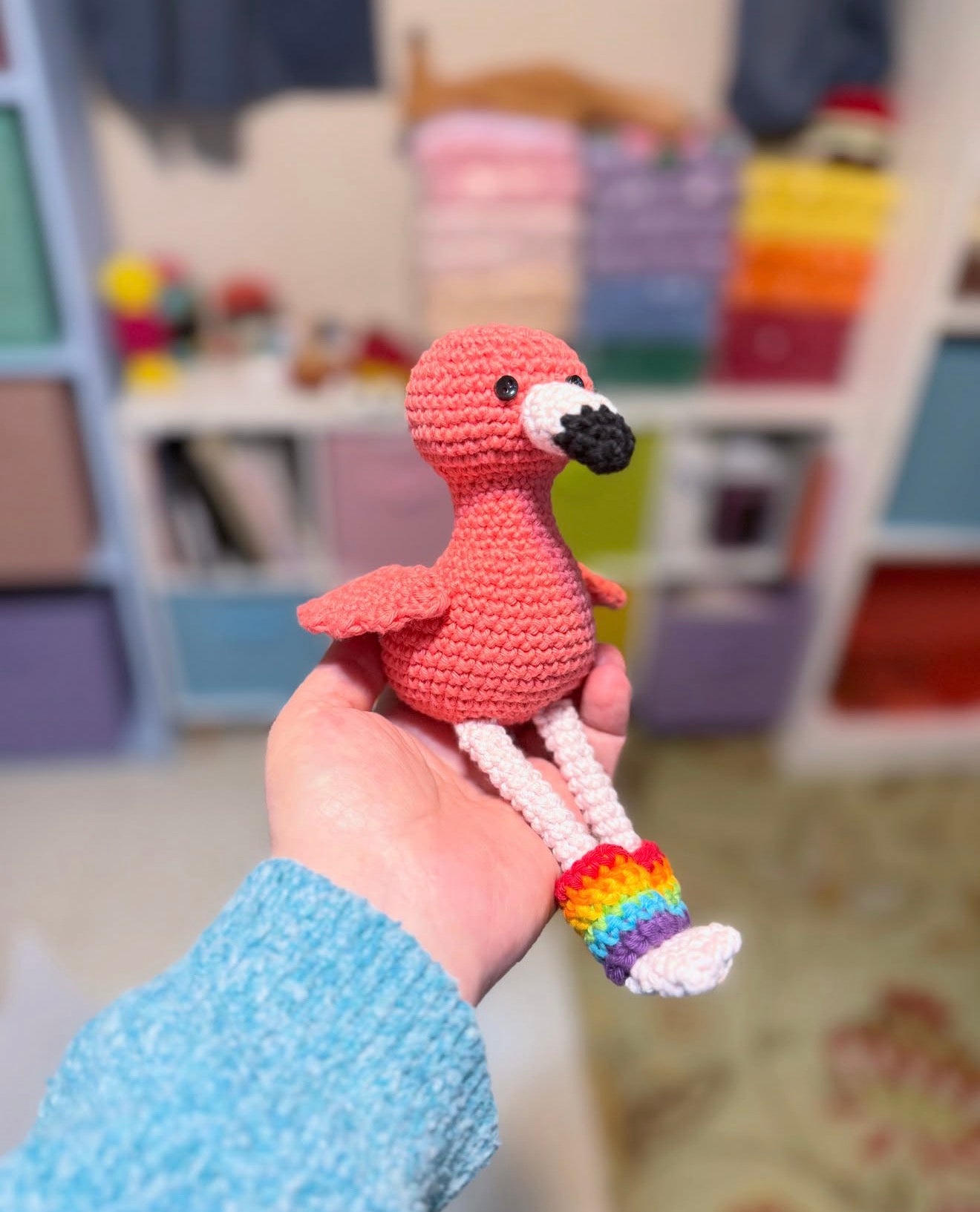 Flash Dance Flamingo Pattern