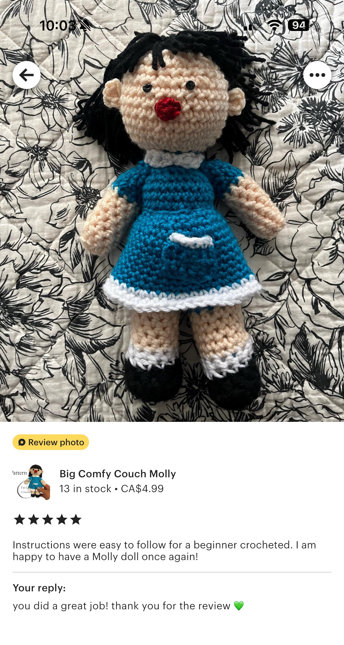 Big Comfy Couch Molly
