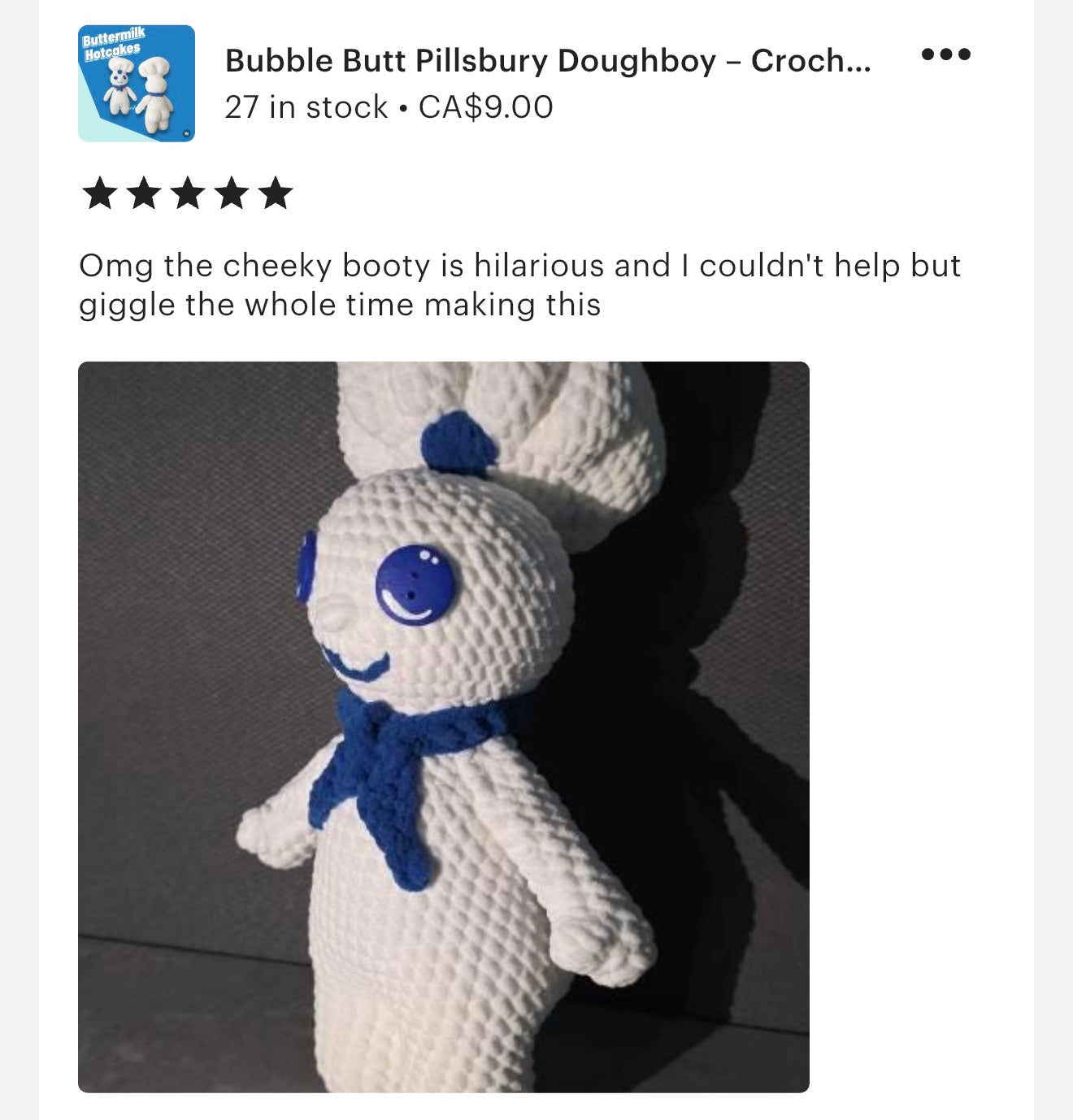 Pillsbury Doughboy Pattern
